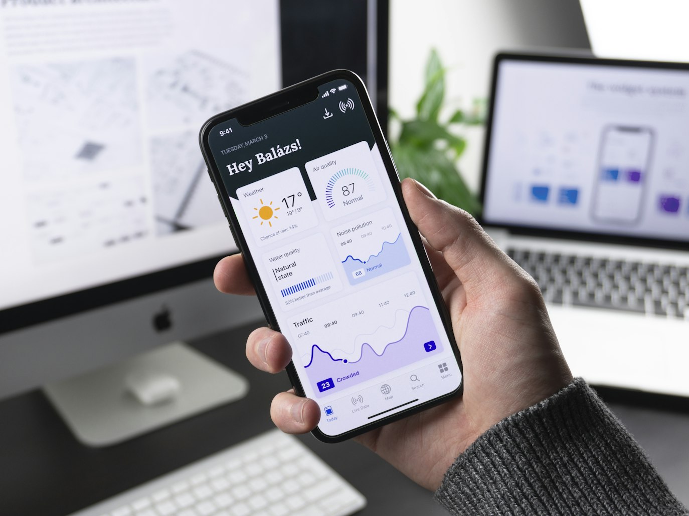 mobile app screenshots